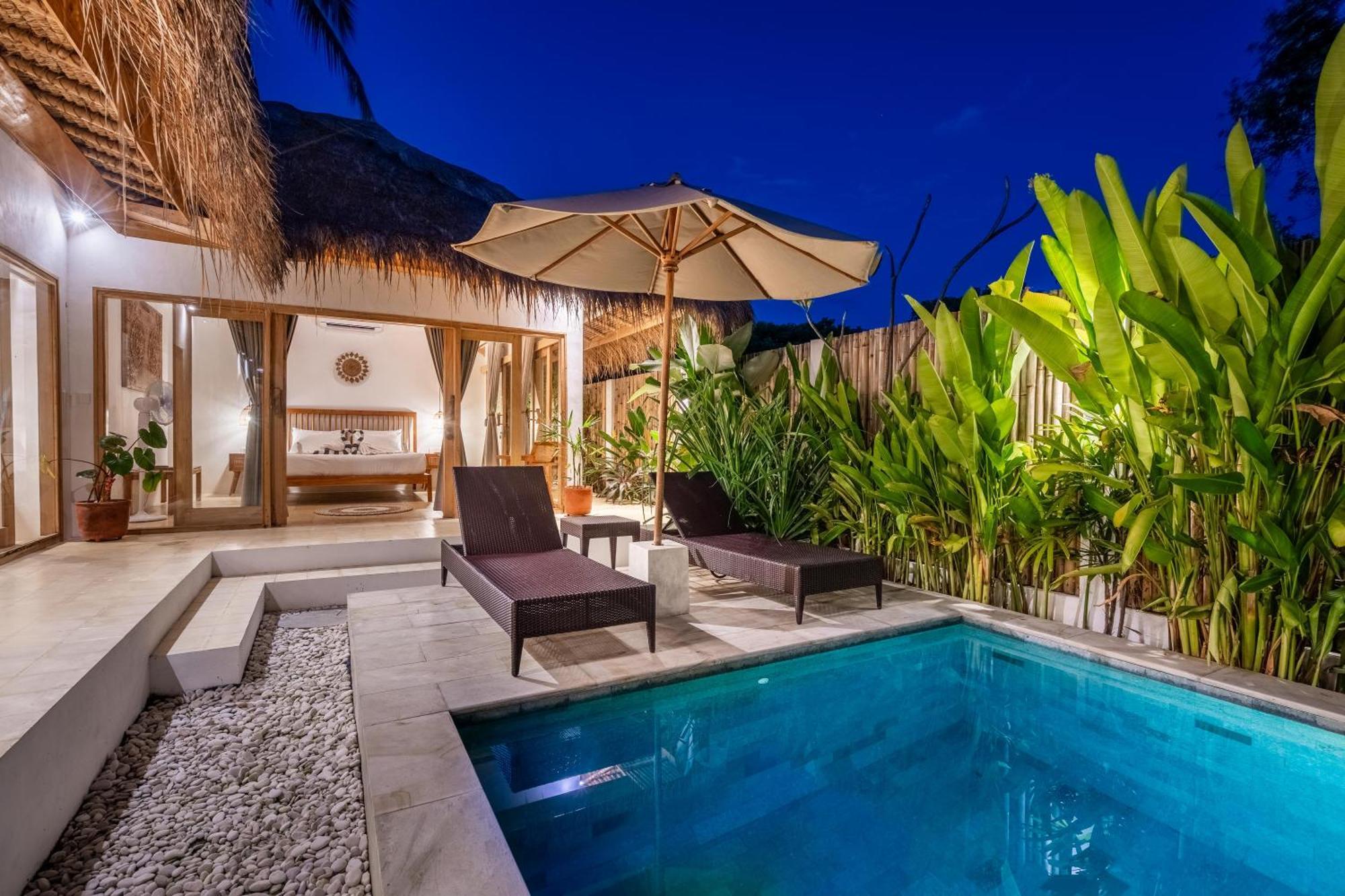 Villa Kelapa Kucing Gili Air Exteriér fotografie